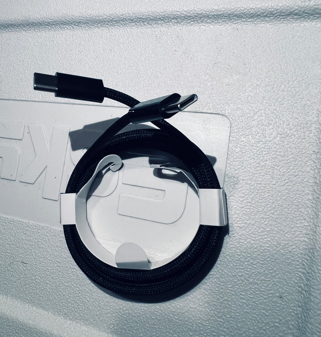 SAM 60 W Super‑Fast USB‑C to USB‑C Charging Cable – Braided Nylon, 5 A, 1 m