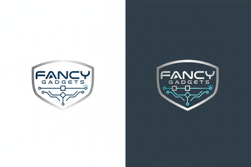 create logo with name FANCY GADGETS